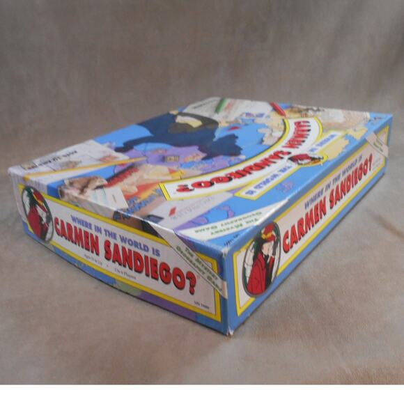 1992 Where in the World is Carmen Sandiego? University Games #1600 Complete - Picture 8 of 9